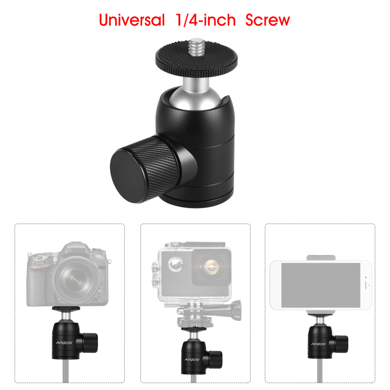 Andoer DSLR 카메라용 삼각대 볼 헤드, 360 - Lacrosse Stick Head 리뷰 및 가격