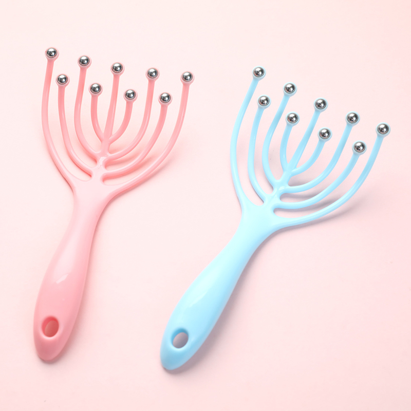 1 Pc 헤드 마사지 두피 목 빗 롤러 다섯 손가락 9 - Lacrosse Stick Head 리뷰 및 가격