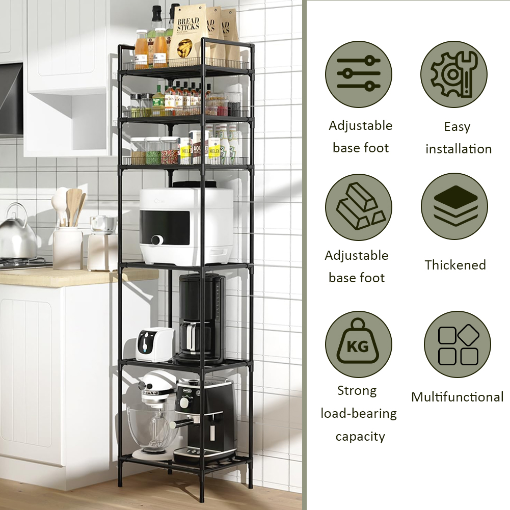 6 계층 금속 스토리지 선반 바닥에서 바닥까지 다층 가 - Sports Equipment Cabinet 리뷰 및 가격